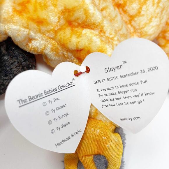 TY Vintage Dragon "Slayer" Beanie Baby - Picture 2 of 9